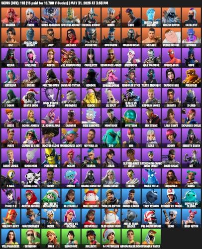 حساب فورت118سكن