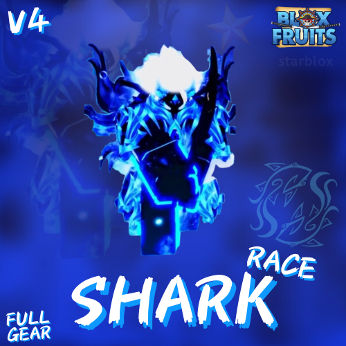 حساب القرش | Shark Race full gear v4