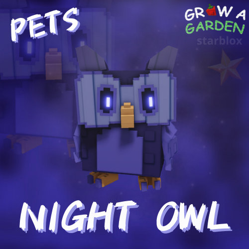 بومة الليل ماب المزرعة | Night Owl grow a garden
