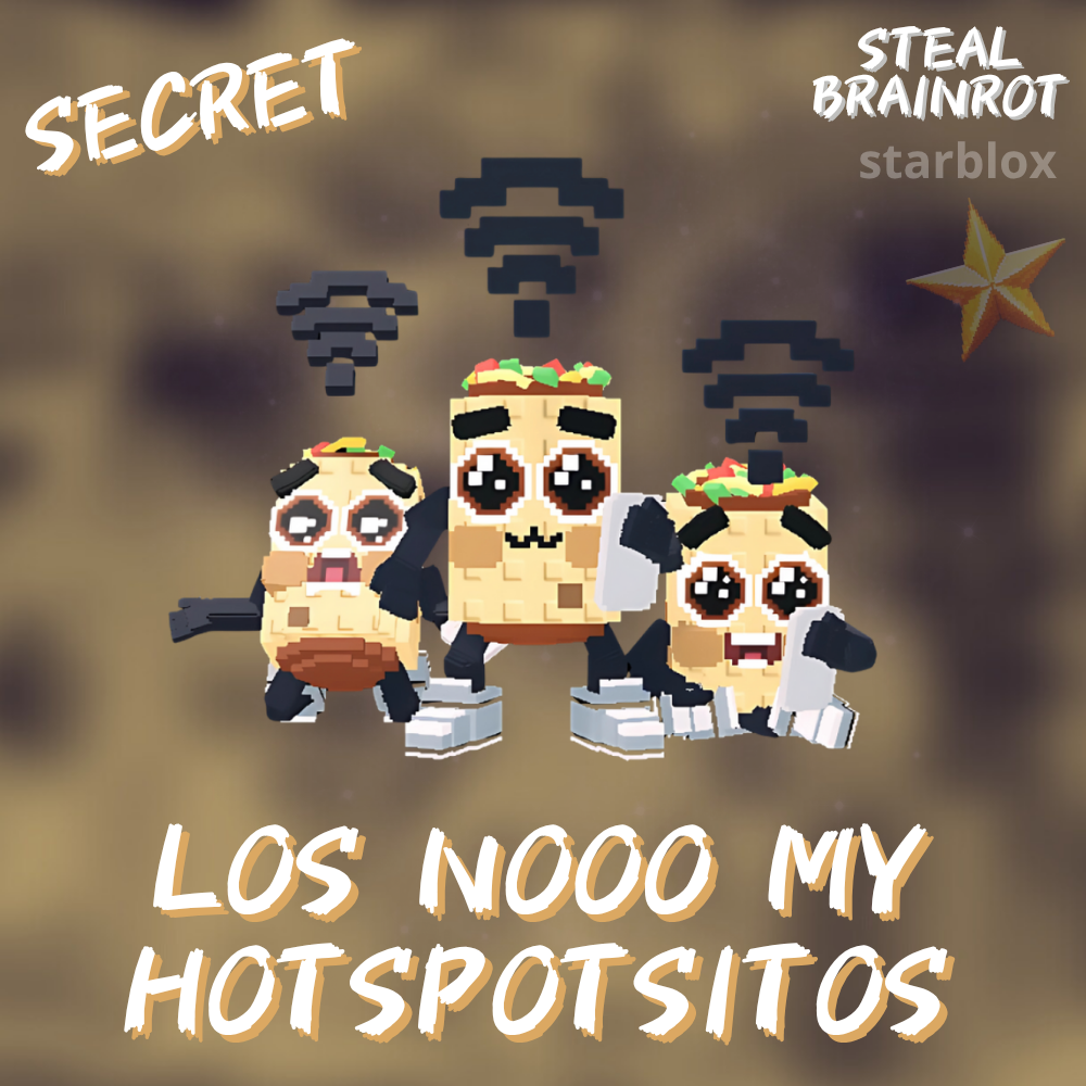 لوس نوو ماي هوتسبوتسيتوس ماب السرقة | Los nooo my hotspotsitos Steal a Brainrot
