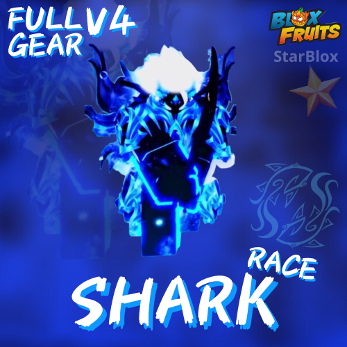 حساب القرش | Shark Race full gear v4