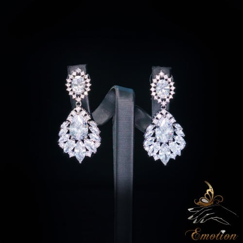 حلق زركون براق - حلق زركون