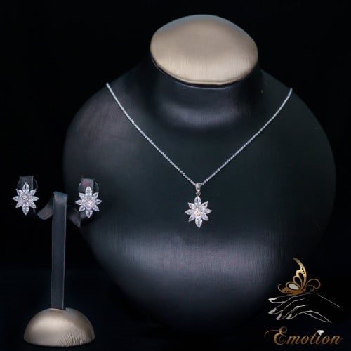 مطلي ذهب ابيض طقم رائع - اطقم يومية