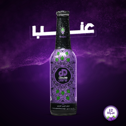 مشروب دبل دير عنب (12 عبوة)