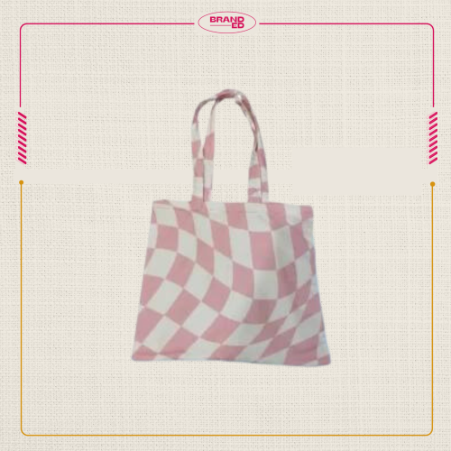 Pink towel  tote bag