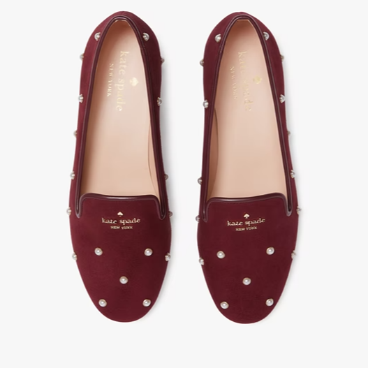 Kate spade hot sale red flats