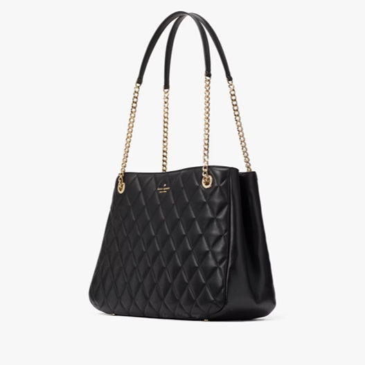 Kate Spade New York Love Shack Heart Crossbody Shoulder Handled Bag (Black  Quilted): Handbags: Amazon.com