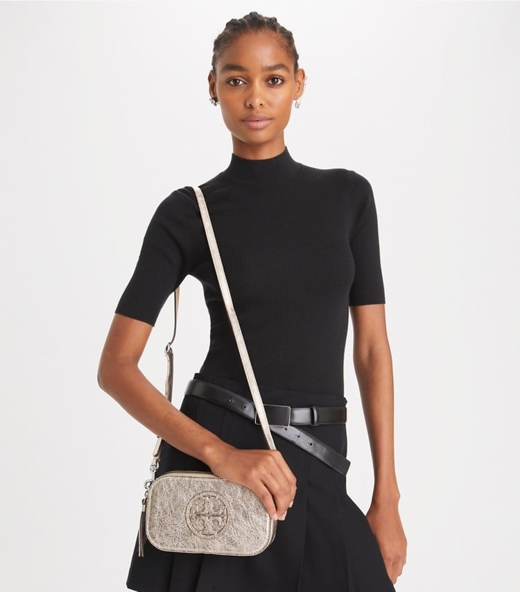 Metallic mini Miller bag from Tory Burch Moon Outlet