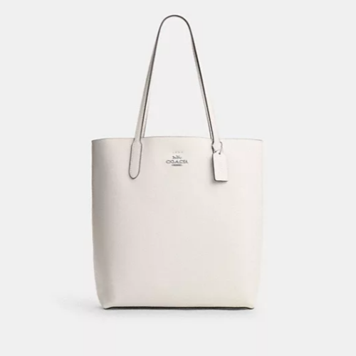 Leather tote bag on sale coach