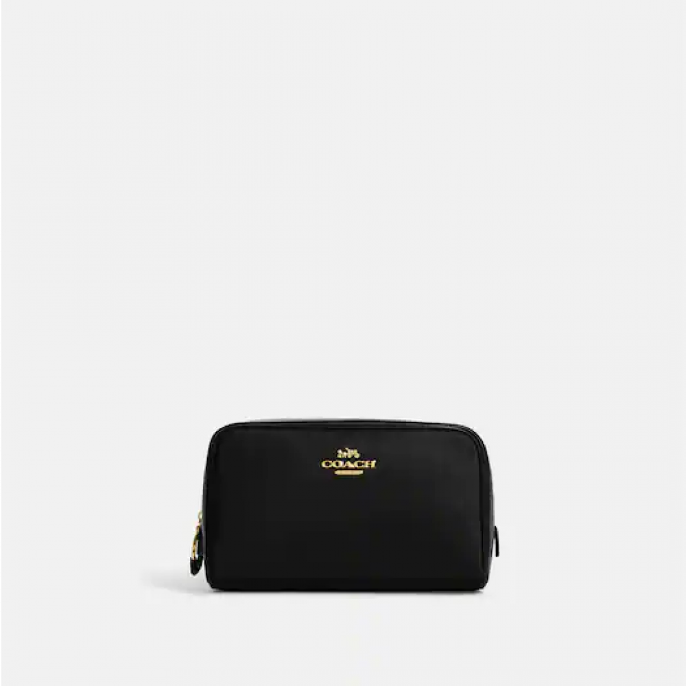 Coach makeup bag discount black