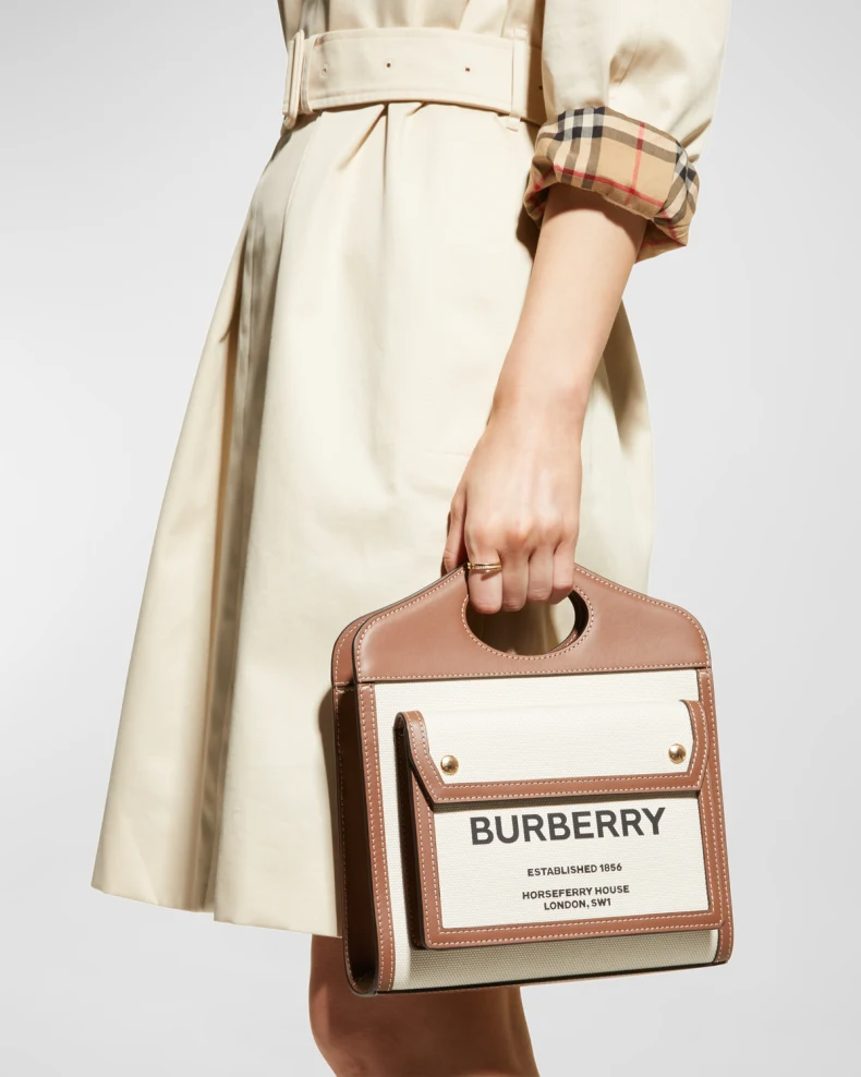 Burberry canvas handbags sale