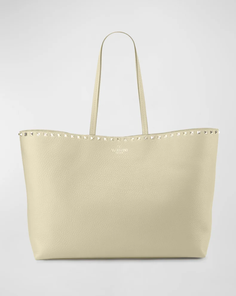 Valentino garavani rockstud vitello tote bag sales