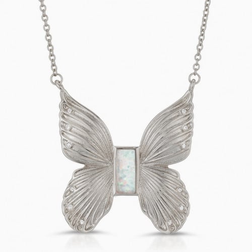 Joy LuxuryTourmaline QuartzButterfly Necklace