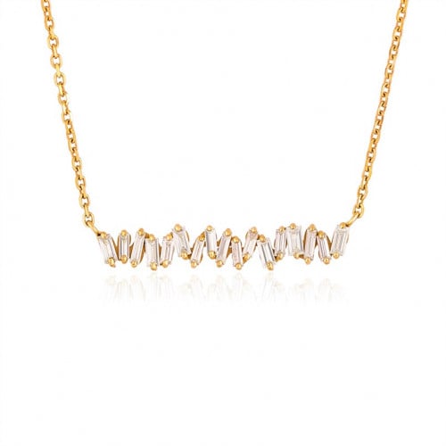 Joy bargate jewelry necklace-Gold