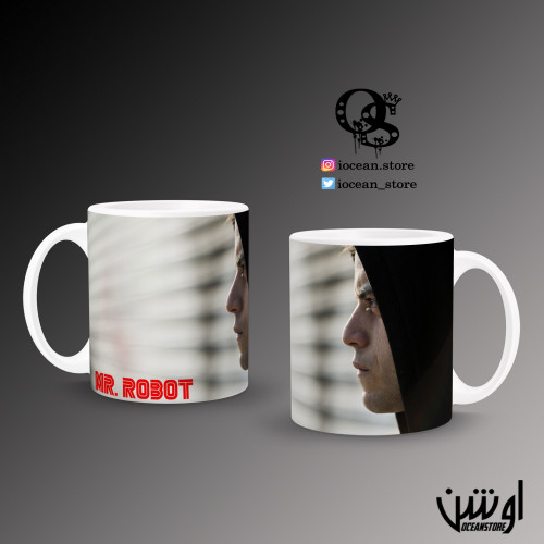 Mug-011- كوب mr robot - مستر روبوت