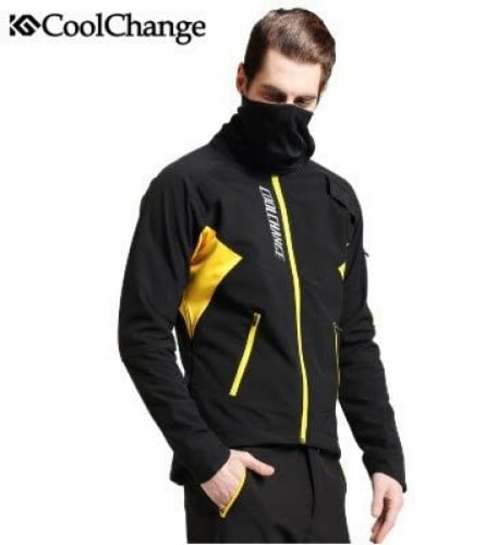 جيرسي جاكيت وبنطلون رياضي لراكبي الدراجات مقاوم للماء والهواء والاجواء الباردة