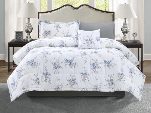 مفرش FLORA مشجر مودرن قطن مفرد ونص - 140×200 سم -...