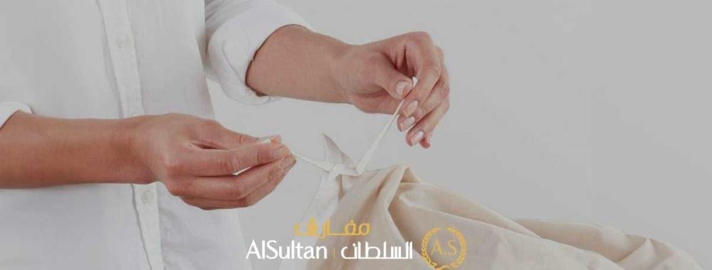 تثبيت حشوة المفرش