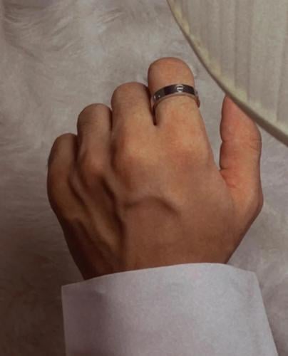 خاتم كارتييه رجالي او نسائي ( Cartier ) love مع مل...