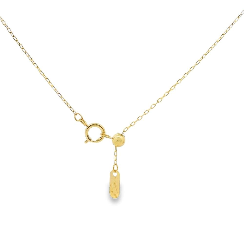 عقد ذهب - فراشة الفيروز