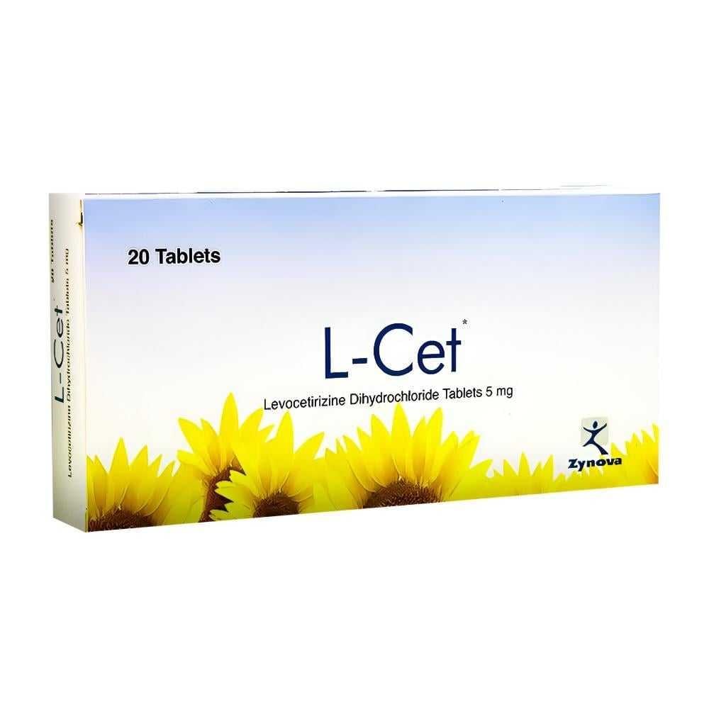 إل - سيت لعلاج أعراض الحساسية  5 مجم 20 قرص
