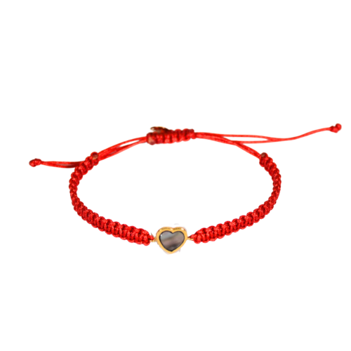 أسوارة اطفال قلب مع ماكرمية أحمر