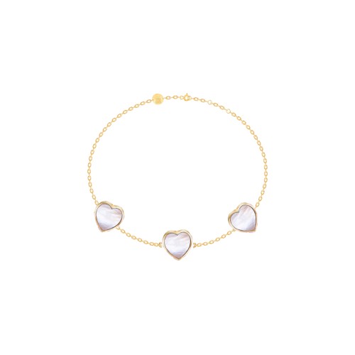 اسوارة اطفال ٣ قلوب صدف وردي