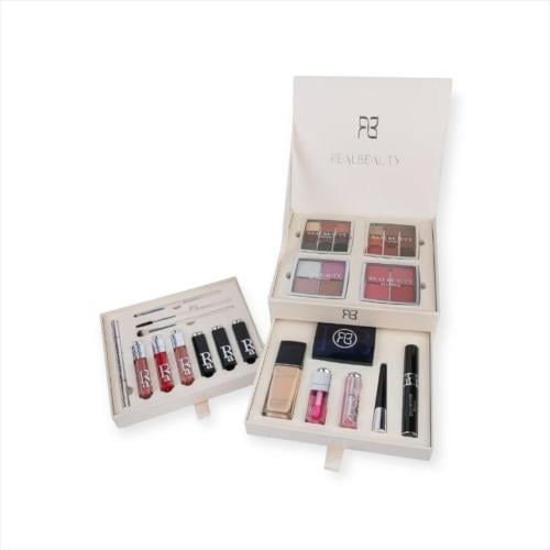 بوكس مكياج فاخره ريل بيوتي هدية التخرج والعروس