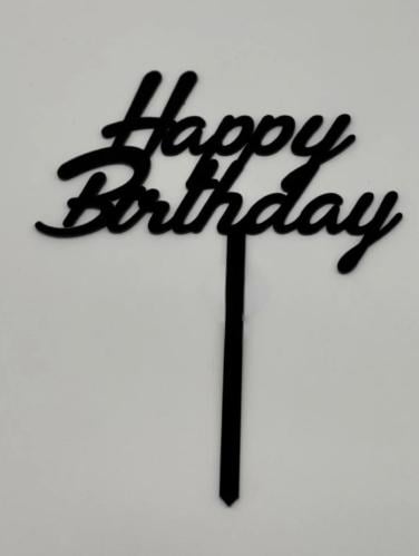 تغريسة أكريليك Happy birthday