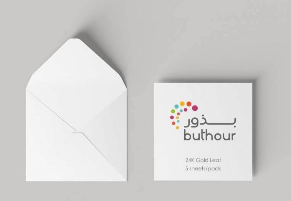 ورق ذهب شرائح 8سم 5 شرائح