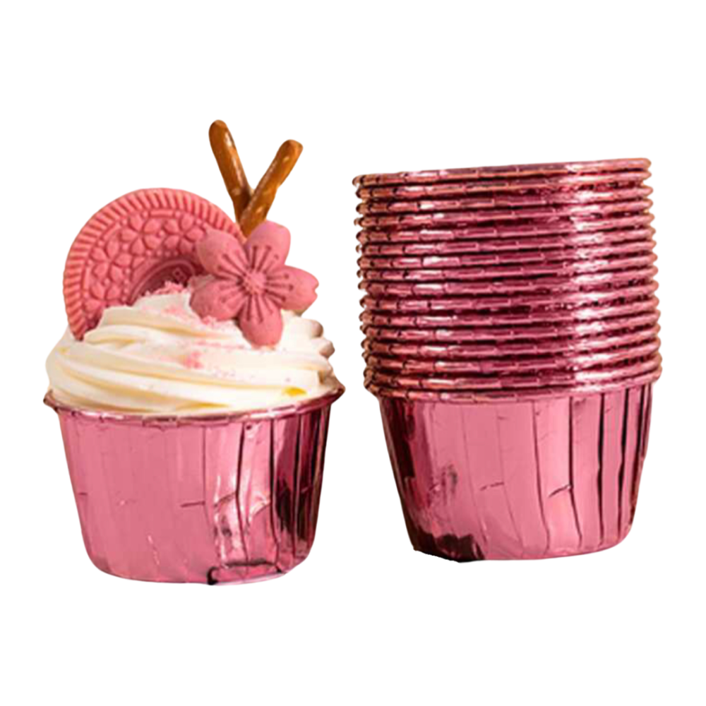 اكواب ورق لون وردي فوشي