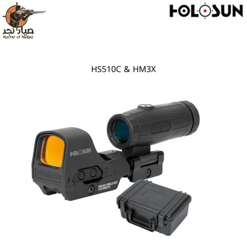 رد دوت هولسون مع مكبر HOLOSUN 510C&HM3X