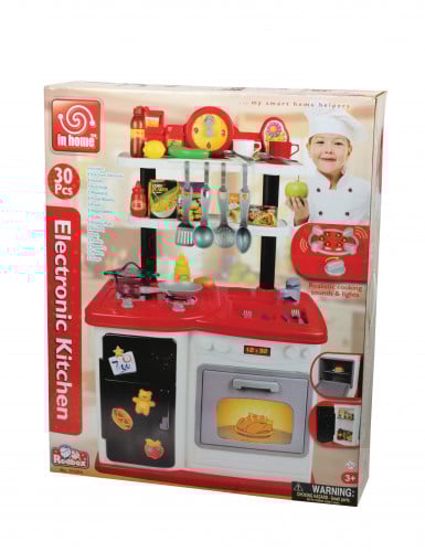 المطبخ الالكتروني مع 30 قطعة