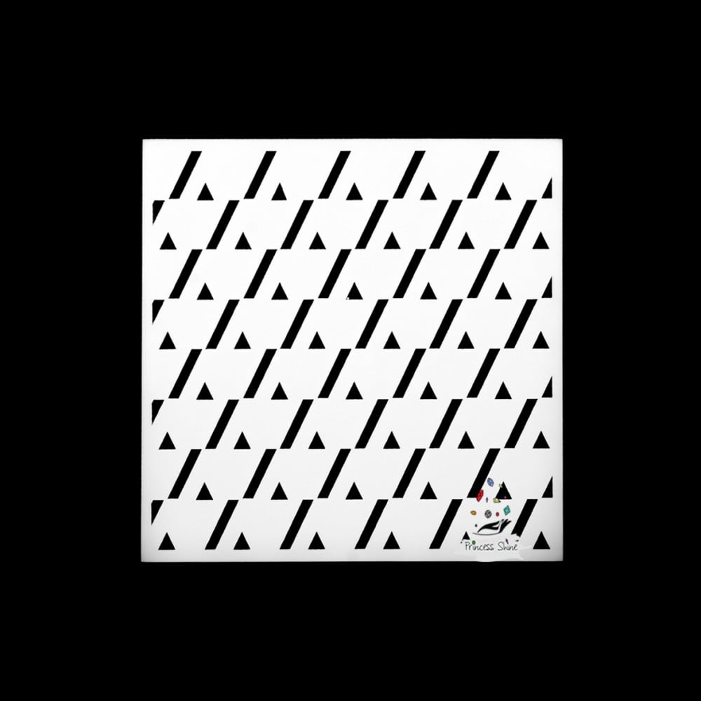 256 - ورق استنسل زخرفة  13سم * 13سم