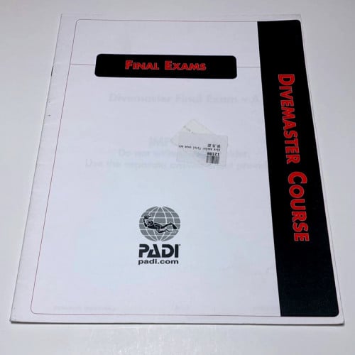 اختبار دورة مرشد غوص انجليزي