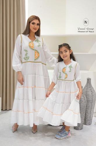 فستان قطن بارد يومي - mommy & me