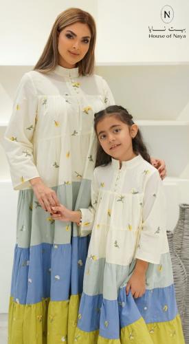 فستان قطن بارد يومي - mommy & me