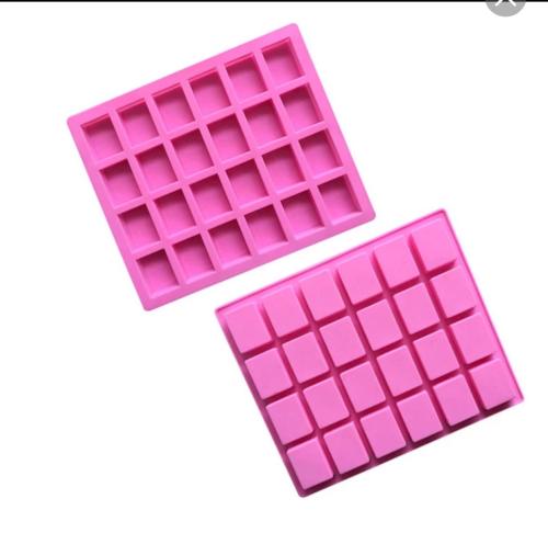 2 قالب سيليكون تحاويف صغيره