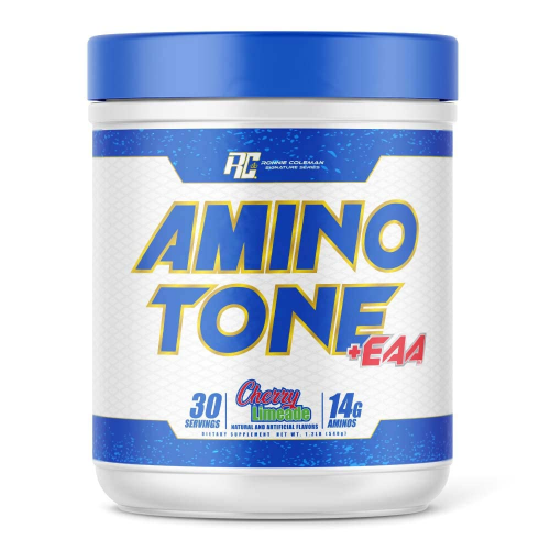 أمينو تون - كامل الأحماض 30 جرعة EAA نكهة الكرز ليمون Amino Tone EAA