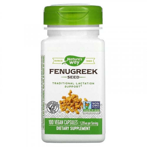 حبوب الحلبة - ناتشرز واي - 100 حبة - Fenugreek Seed - Nature's Way - 100 pills