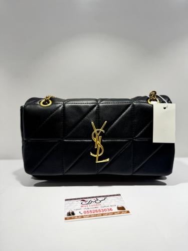 شنطة وسط اسود /ذهبي 7057