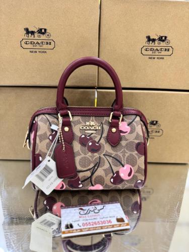 شنطة ميني عنابي /بيج/وردي 7018