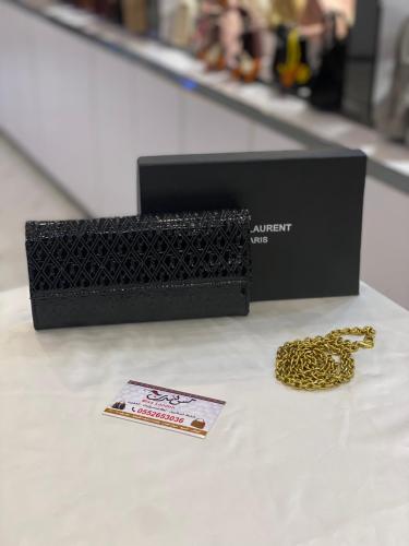 شنطة ميني اسود لامع 170250