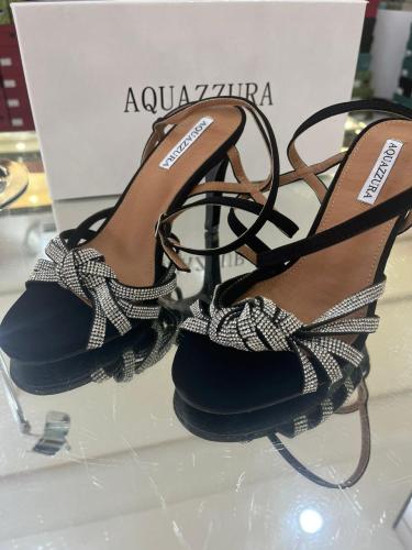 كعب اسود /فضي موديل 657