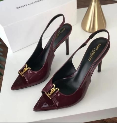 كعب عنابي لامع 16847