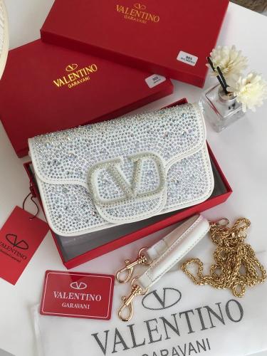 شنطة ميني كرستال ابيض 16808