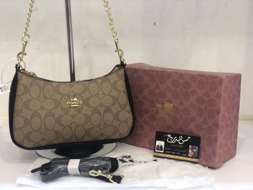 شنطة وسط بيج /اسود 985