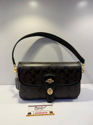 شنطة وسط اسود /بني 16879