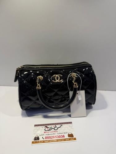 شنطة صغيرة اسود لامع 16869