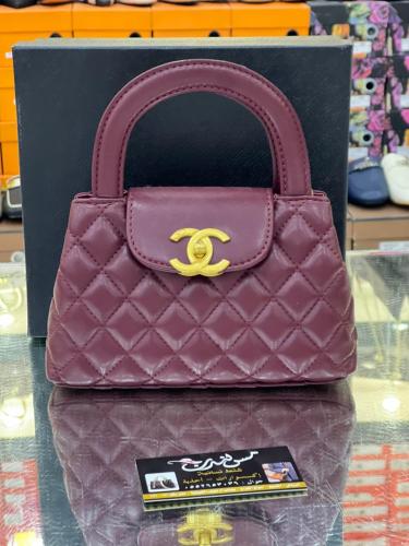 شنطة حجم صغير عنابي 6896